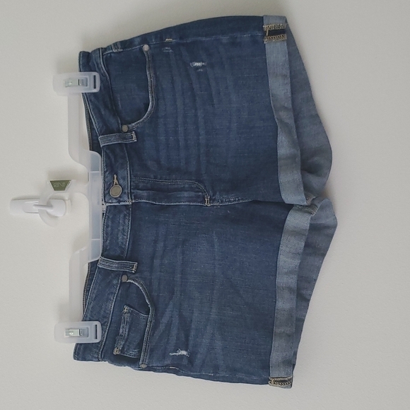 PAIGE Jimmy Jimmy Denim Shorts Roll Up Cuff Size 29 - Picture 2 of 10